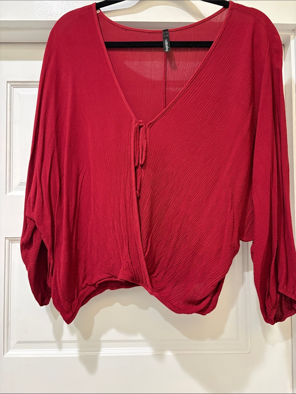 mittoshop Burgundy Textured Tunic